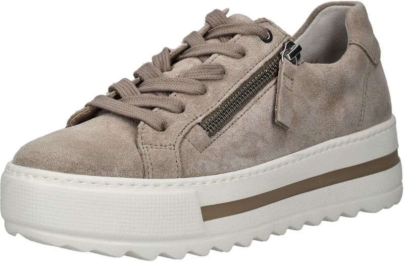 Sneakers - Effen - Suède - Uitneembare Zool - Snoersluiting