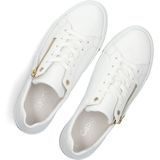 Gabor 498 Sneakers - Wit - Leer - Comfort collectie - Rubberen Zool