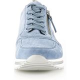 Gabor - Turijn - Sneakers - Turquoise - Sleehak - Vetersluiting