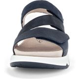 Gabor - Sandaal - Donkerblauw - Nubuk en Metallic - Klittenbandsluiting