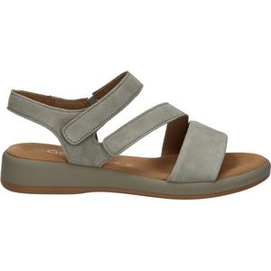 Gabor - Comfort - Sandaal - Licht Groen - Leer - Klittenbandsluiting