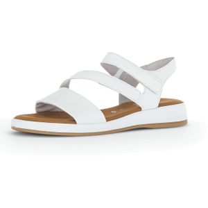 Gabor - 62.733.50 Cervo Weiss - Sandalen - Wit - Leder - G-wijdte