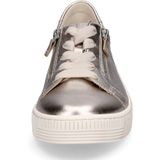 Sneaker - Effen - Leer/Suède - Ritszakken aan de Zijkant