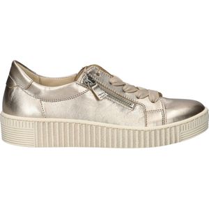 Sneaker - Effen - Leer/Suède - Ritszakken aan de Zijkant