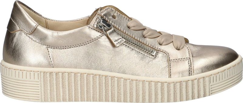 Sneaker - Effen - Leer/Suède - Ritszakken aan de Zijkant