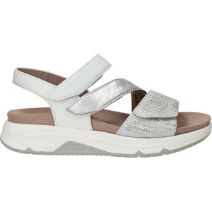 Rollingsoft - Dames - Sandalen - Zilver - Ergonomisch Comfort