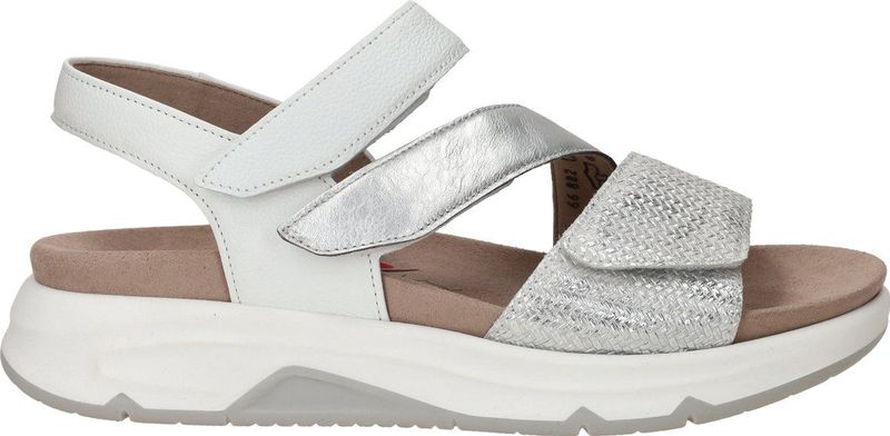 Rollingsoft - Dames - Sandalen - Zilver - Ergonomisch Comfort