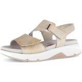 Rollingsoft - Dames - Sandalen - Goud - Mini Raffia Metallic Muschel