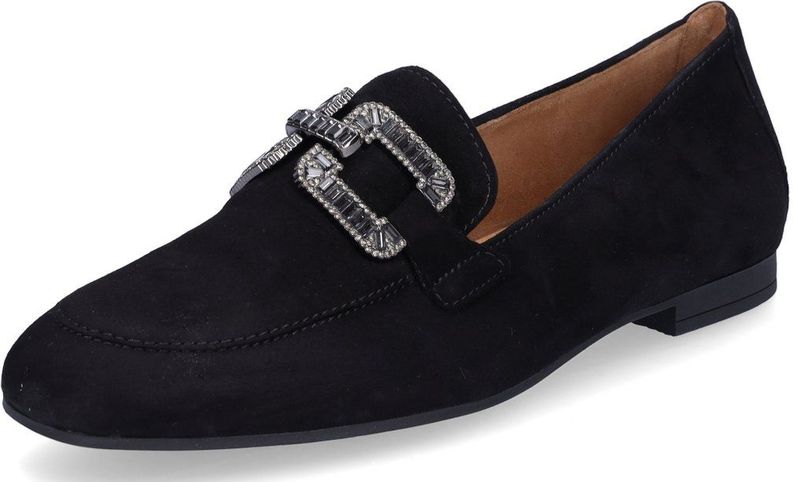 Gabor - Mocassin - Loafers - Zwart - Leer