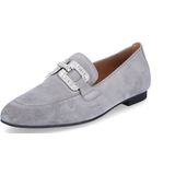 Gabor - Mocassins - Grijs - Suède - Extra Breedte