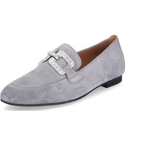 Gabor - Mocassins - Grijs - Suède - Extra Breedte