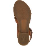 Sandaal - Effen - Leer - Verstelbare Riemen - Blokhak