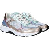 Gabor - Rolling Soft - Sneakers - Zilver/Wit - Leer/Mesh