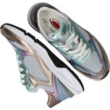 Gabor - Rolling Soft - Sneakers - Zilver/Wit - Leer/Mesh