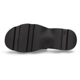 Gezondheidsslippers - Zwart - Plateau - Klittenbandsluiting - Open Neus