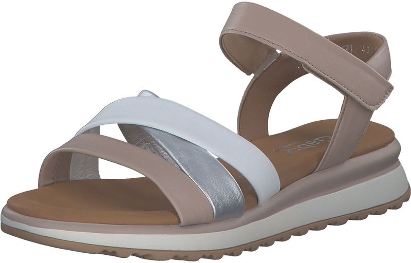 Gabor - Schoenen - Veelkleurig - Leren Sandalen - G-breedte - Verstelbare Enkelband