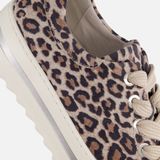 Gabor - Leopard Sneakers - Beige - Leer - Dames