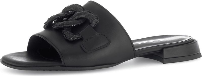 Gabor Slippers - Zwart - Textiel - Comfort Voetbed