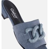 Gabor Denim Slippers blauw Textiel - Dames - Maat 37.5