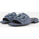 Gabor Denim Slippers blauw Textiel - Dames - Maat 37.5