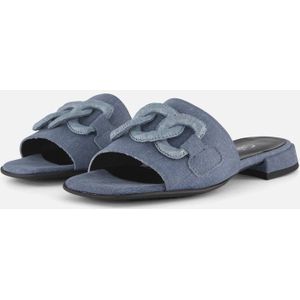 Gabor Denim Slippers blauw Textiel - Dames - Maat 37.5