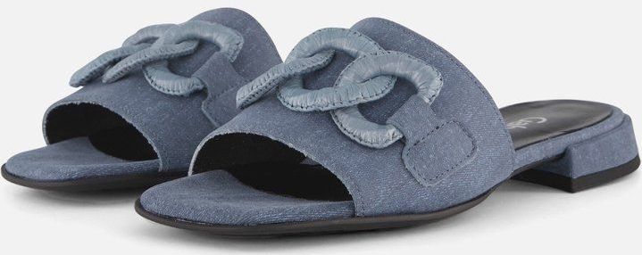 Gabor Denim Slippers blauw Textiel - Dames - Maat 37.5