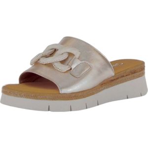 Gabor - Dames Muiltjes - Geel - Metallic Leer