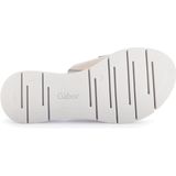 Gabor - Schoenen - Geel - Gouden Metallic Leren Muilen