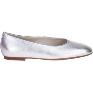 Gabor - Ballerina's - Zilverkleur - Metallic - Blokhak