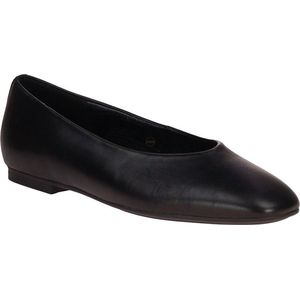 Ballerina - Effen - Leer - Slip-on met Platte Hak