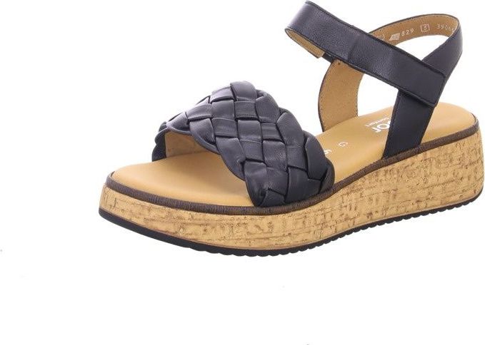 Gabor - Sandalen - Zwart - Leer