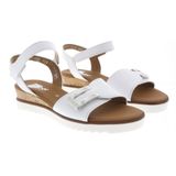 Gabor - Schoenen - Dames - Wit - Leren Sandalen - G-Breedte