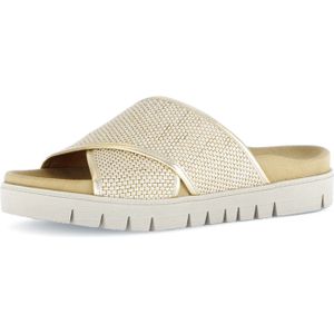 Gabor Sandalen - Goud - Textiel - Dames - Best Fitting Voetbed