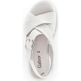 Gabor - Plateausandalen - Latte - Textiel - Klittenbandsluiting