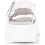 Gabor - Plateausandalen - Latte - Textiel - Klittenbandsluiting