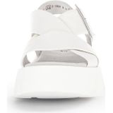 Gabor - Plateausandalen - Latte - Textiel - Klittenbandsluiting