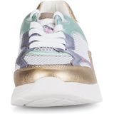 Gabor - Rollingsoft Sneakers - Kleur Weiss/Silb/Champ