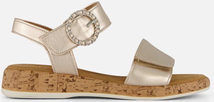 Gabor - Comfort Sandalen - Dames - Zwart - Leer