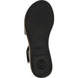 Gabor - 62.734 Sandalen - Kleur zwart/bruin - Materiaal kurk