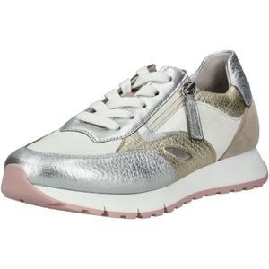 Gabor - Florence - Sneakers - Wit/Pastelkleuren - Sleehak