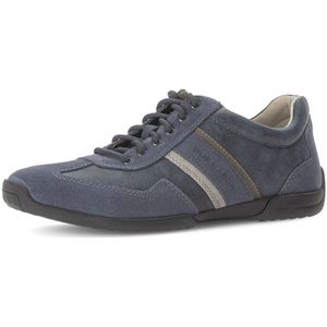 Gabor - Sneakers - Blauw - Leer - Metallic Lace-up