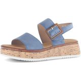Gabor - Sandalen - Blauw - Suède