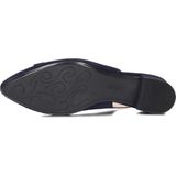 Gabor - 521 - Hakken Dames - Blauw - Suède - Blokhak 3 cm