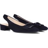 Gabor - 521 - Hakken Dames - Blauw - Suède - Blokhak 3 cm