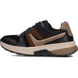 Gabor - Low-Top Sneakers - Zwart - Textiel - Verwijderbare Binnenzool