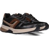 Gabor - Low-Top Sneakers - Zwart - Textiel - Verwijderbare Binnenzool