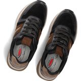 Gabor - Low-Top Sneakers - Zwart - Textiel - Verwijderbare Binnenzool