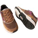 Gabor Rollingsoft Sneaker 847 63 Cognac Roze Combi
