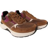Gabor Rollingsoft Sneaker 847 63 Cognac Roze Combi