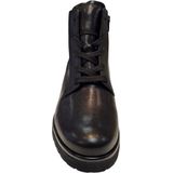 Veterlaarsjes - Effen - Leer - Blokhak - Warm Gevoerd